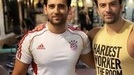 امیرحسین آرمان در باشگاه بدنسازی + عکس
