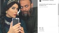 سحر دولتشاهی و صابر ابر در اتاق گریم «سی»/ عکس
