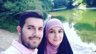 طبیعت گردی مژده خنجری با همسرش + عکس