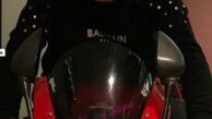 موتور سیکلت خفن حمید لولایی + عکس