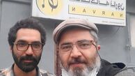 سلفی اتابک نادری با دوست تماشاخانه ای + عکس