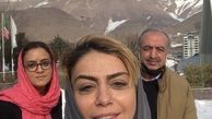 شبنم فرشادجو در کنار پدر و خواهرش + عکس