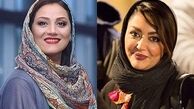 تاب بازی شبنم مقدمی در کنار شقایق فراهانی با پوشش چادر + عکس