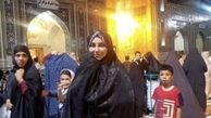 بهنوش بختیاری در زیارت + عکس