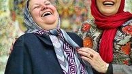 عکس زیبا و خوش حس فریبا کوثری و مادرش