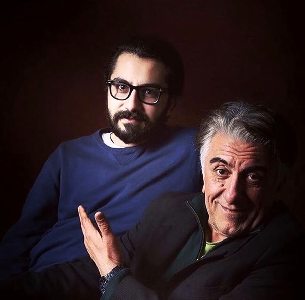 رضا کیانیان و پسرش در آتلیه + عکس