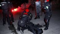 مرگ یک افسر پلیس بعد از درگیری با هواداران !