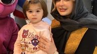 نیوشا ضیغمی و دخترش + عکس