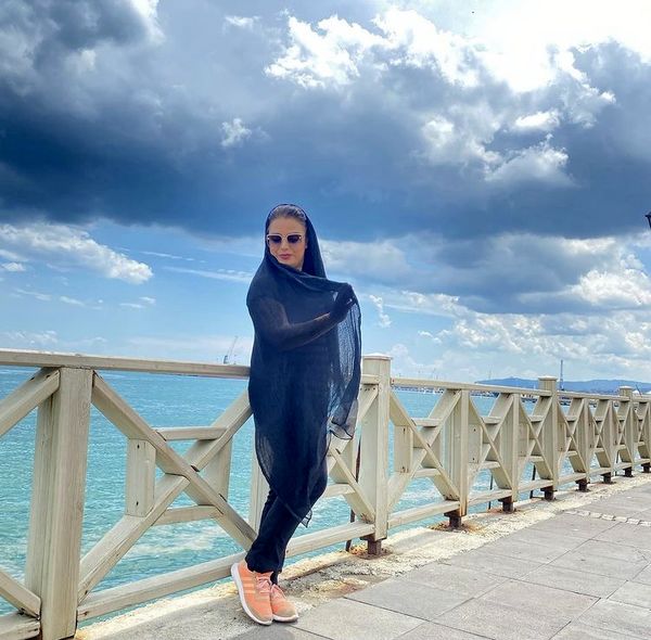 صبا راد با ظاهری متفاوتی در ترکیه + عکس