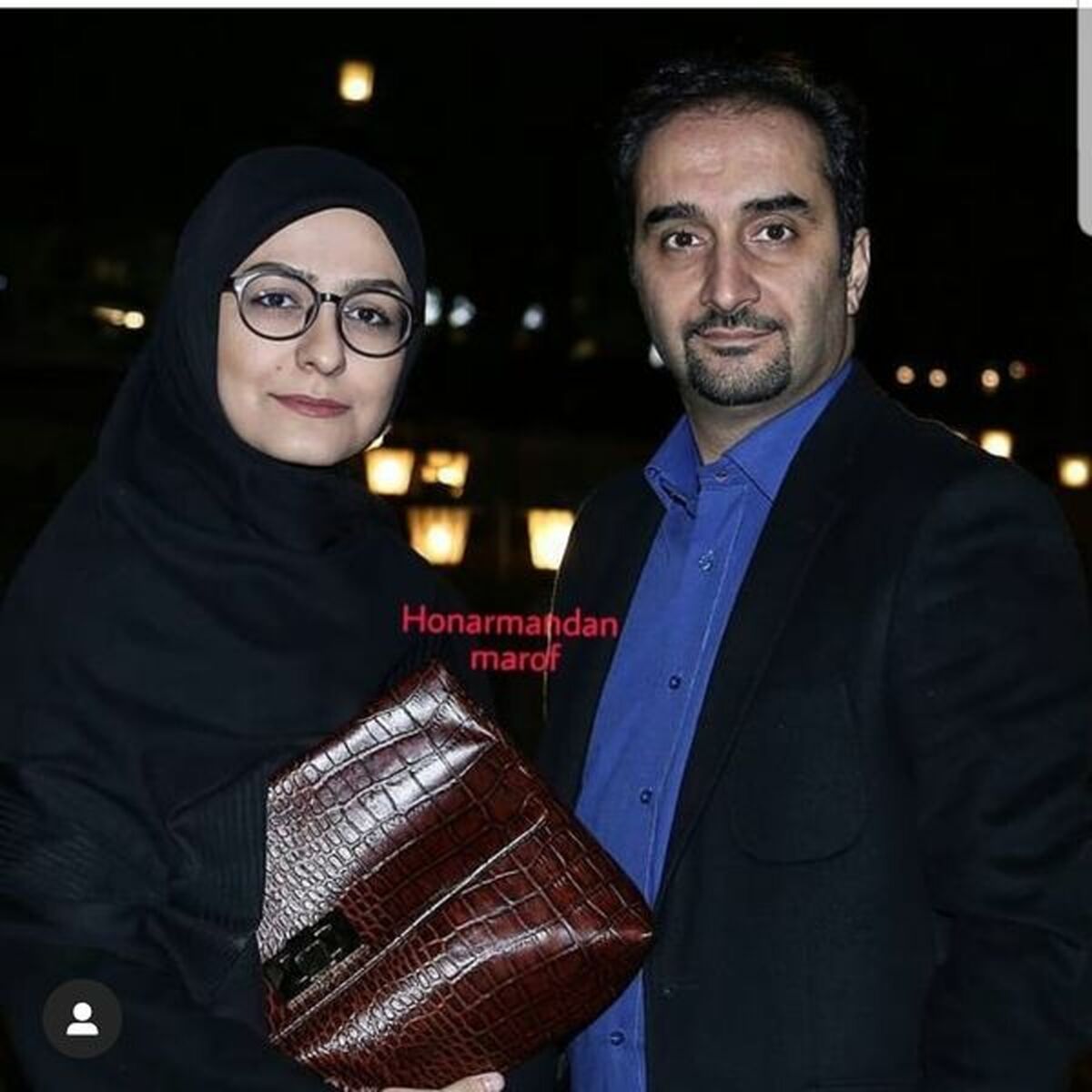 عکس از زن و شوهر مجری معروف