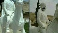 عاملان تخریب مجسمه سردار اسعد بختیاری دستگیر شدند 