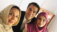 سلفی شهره سلطانی در کنار صبا راد و همسرش + عکس