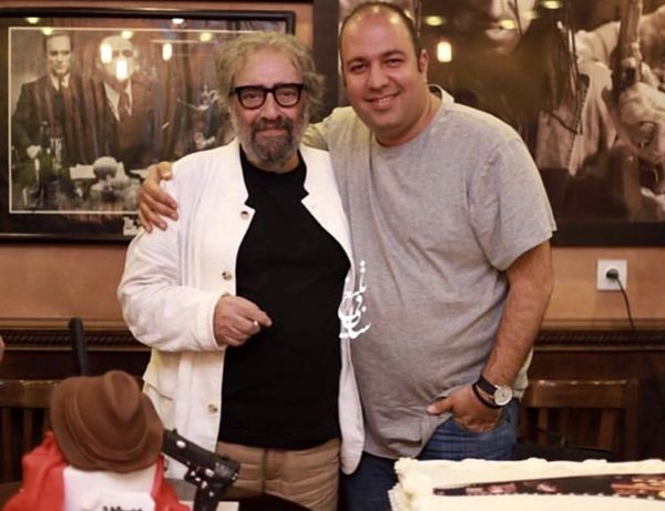 علی اوجی‌ در خانه مسعود کیمیایی + عکس