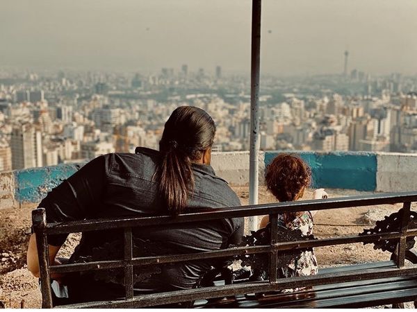 رضا صادقی و دخترش در گردش + عکس