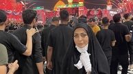 استایل متفاوت نفیسه روشن در کربلا + عکس