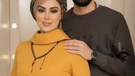 نیلوفر شهیدی در کنار همسرش + عکس