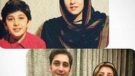 عکس مرجانه گلچین و بازیگر خوش صدا در گذر زمان