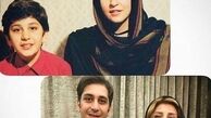 عکس مرجانه گلچین و بازیگر خوش صدا در گذر زمان