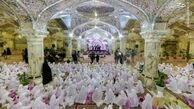 تصویر جالب از جشن تکلیف 1000 دختر در نجف
