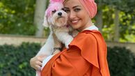 سگ بامزه نفیسه روشن + عکس