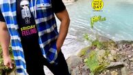 بابک جهانبخش در دل جنگل + عکس
