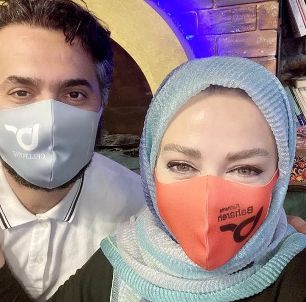 سلفی متفاوت بهاره رهنما و‌ همسرش + عکس