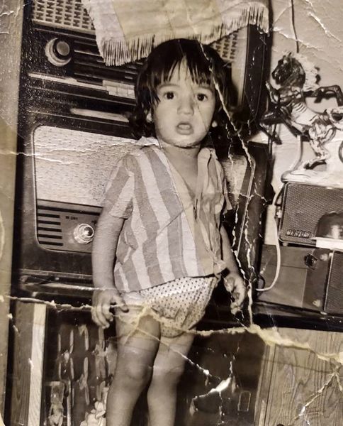 نادر سلیمانی در کودکی + عکس