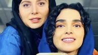 الهه حصاری و رعنا آزادی ور در پشت صحنه زخم کاری + عکس