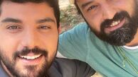 سلفی سینا مهراد با دوست بازیگرش + عکس