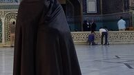  بهنوش بختیاری با ظاهری متفاوت در قم+عکس