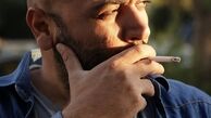 سیگار کشیدن مهدی کوشکی + عکس