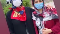 فلور نظری در کنار دوستش + عکس