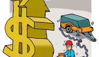 کاریکاتور افزایش نرخ دلار در بازار آزاد