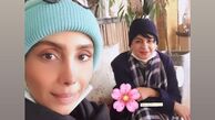 سیما تیرانداز و دوستش + عکس