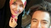 نوه ای امام خمینی در کنار آقای سوپر استار
