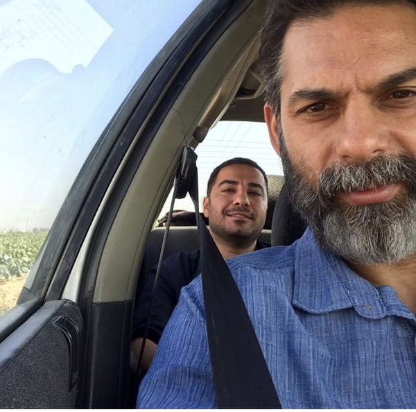 پیمان معادی و‌نوید محمدزاده در ماشینشون + عکس