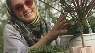 سحر ولد بیگی  در میان گل ها + عکس