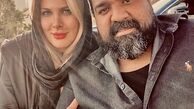 رضا صادقی و‌ همسرش + عکس