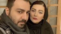 هنگامه قاضیانی و برادرش + عکس