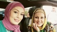 سحر قریشی در ماشین شخصی بازیگر مشهور + عکس