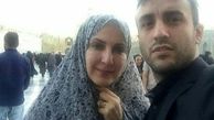 فاطمه گودرزی با پسرش در زیارت + عکس