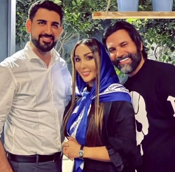 علیرضا نیکبخت و همسرش در رستوران + عکس