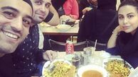 رستوران گردی پسر و عروس بازیگر داریوش ارجمند