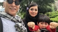 همسر و‌فرزند حمید رضا آذرنگ + عکس