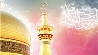 پوشش ضریح و پرچم گنبد حرم‌ منور رضوی تعویض شد