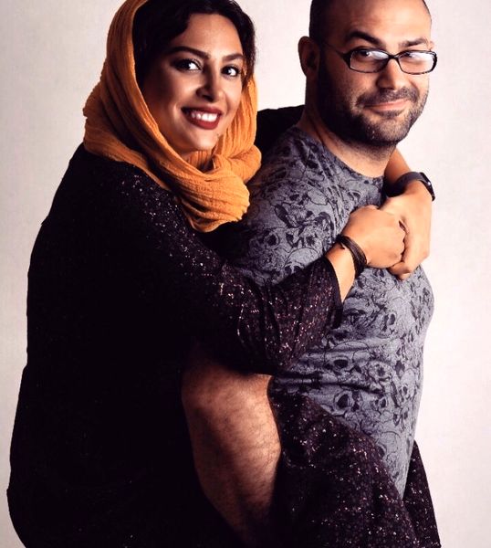 کولی گرفتن حدیثه تهرانی و همسرش + عکس