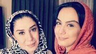  مارال فرجاد و نسیم ادبی در پشت صحنه سریال برادر جان