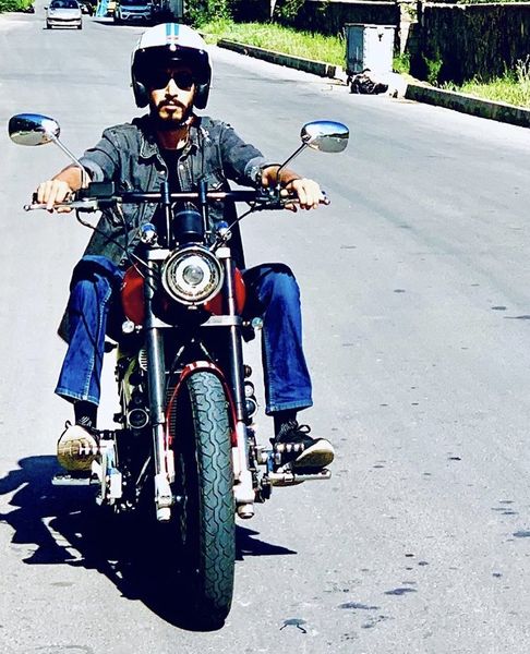 موتور لاکچری بهرام افشاری + عکس