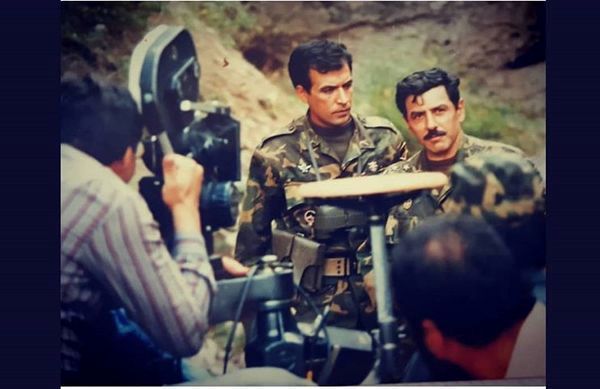 جوانی دو بازیگر مشهور در لباس ارتشی + عکس