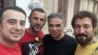 خاطره بازی سپند امیرسلیمانی با دوستانش + عکس